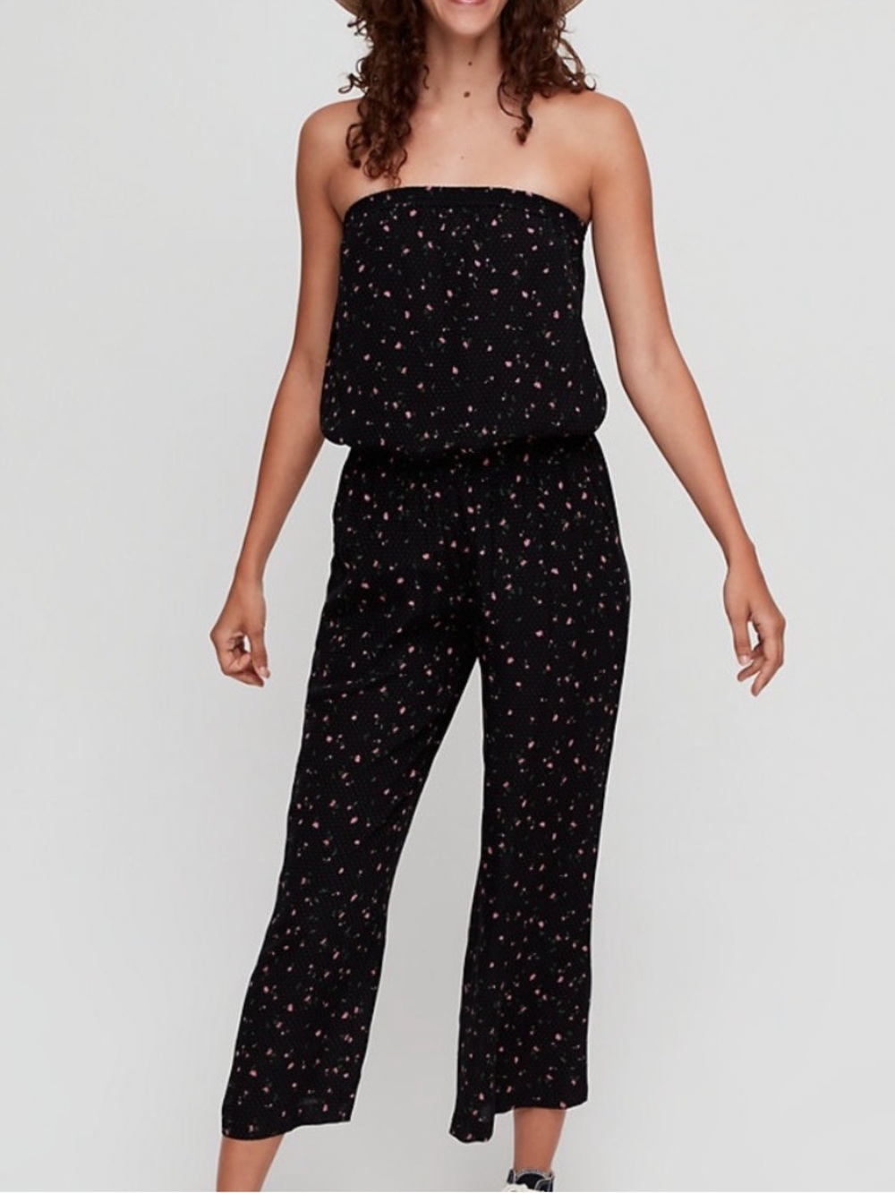 NWT Sunday Best Taggie Jumpsuit Ditsy Floral Cottagecore Floral Strapless